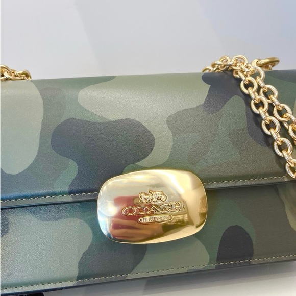 Coach Eliza Flap Crossbody Bag With Camo Print #CV948 - Picture 5 of 9